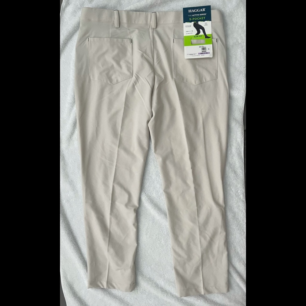 Haggar pants the active series 5 pocket, new,38x30, last one!